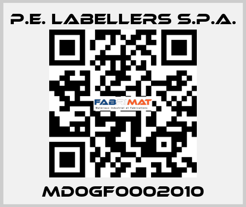 MD0GF0002010 P.E. Labellers S.p.a.