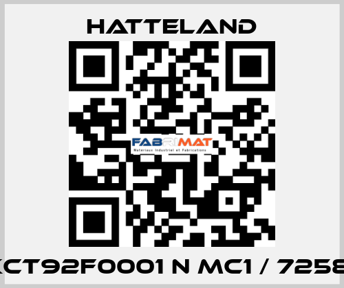 RKCT92F0001 N MC1 / 725881 HATTELAND