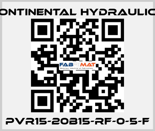 PVR15-20B15-RF-0-5-F Continental Hydraulics