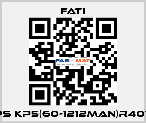 HPS KP5(60-1212MAN)R407C FATI