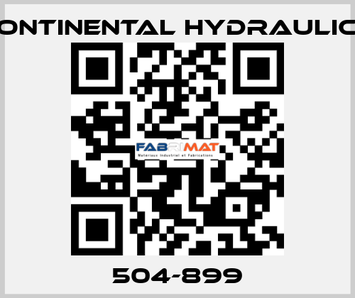 504-899 Continental Hydraulics