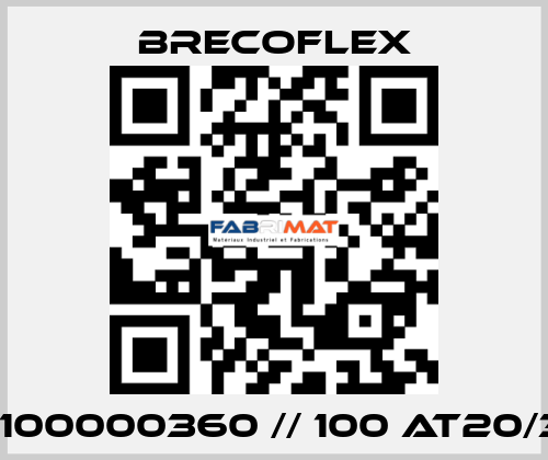 9550100000360 // 100 AT20/3.000 Brecoflex