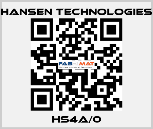 HS4A/0 HANSEN TECHNOLOGIES