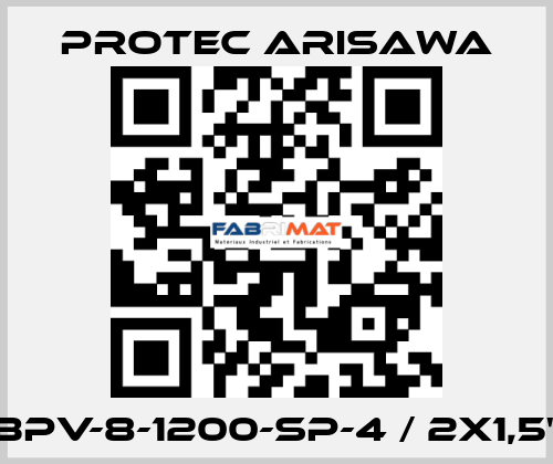 BPV-8-1200-SP-4 / 2x1,5" Protec Arisawa