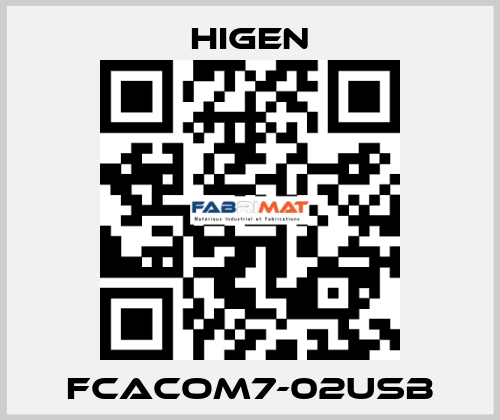 FCACOM7-02USB Higen