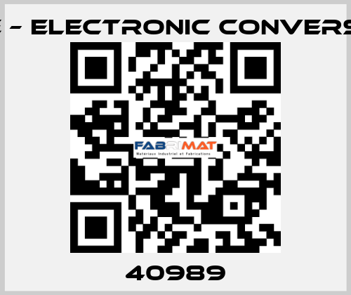 40989 SAE – Electronic Conversion