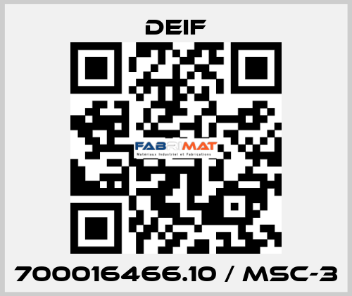 700016466.10 / MSC-3 Deif