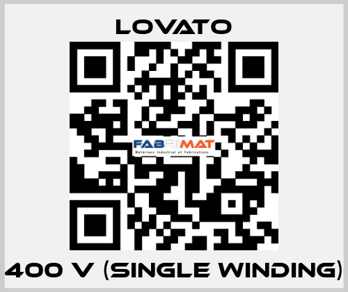 400 V (single winding) Lovato