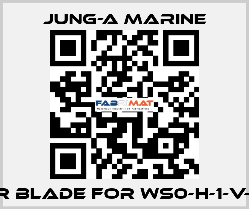 Wiper blade for WS0-H-1-V-GP-IT JUNG-A MARINE