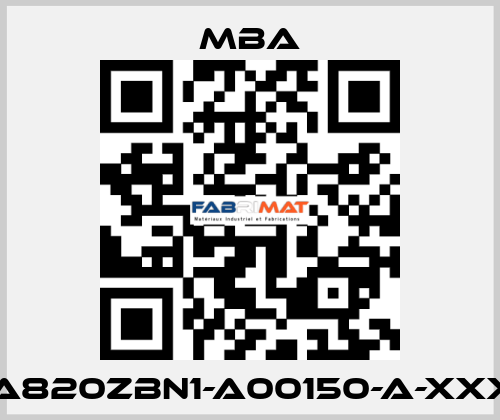 MBA820ZBN1-A00150-A-XXXXX MBA