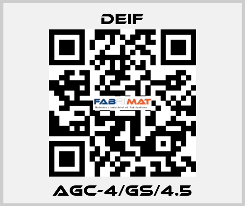 AGC-4/GS/4.5 Deif