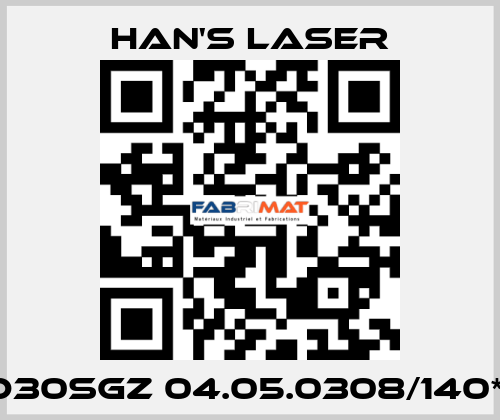 CO2-D30SGZ 04.05.0308/140*140/B Han's Laser