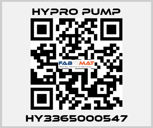 HY3365000547 Hypro Pump