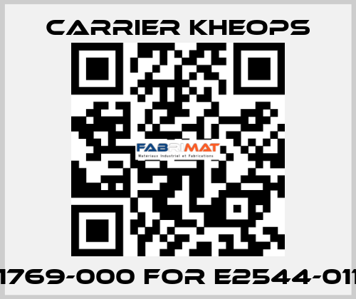 31769-000 for E2544-0111  Carrier Kheops