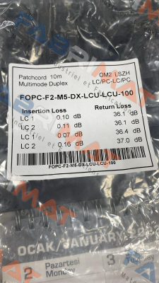 FOPC-F2-M5-DX-LCU-LCU-100 Fiber