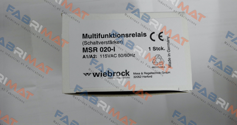 MSR 020-I 115 VAC   / 1000441 Wiebrock