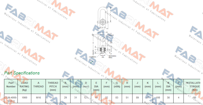 CLM-4000-SHR-2 Carr Lane