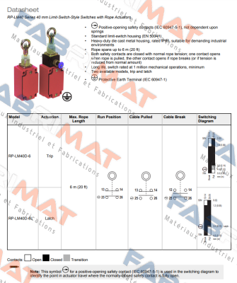 RP-LM40D-6 Banner Engineering