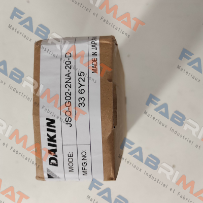 JSO-G02-2NA-20-D Daikin