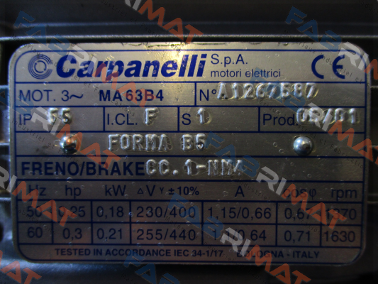 Typ 63L/4-BR (MA63b4)  Carpanelli