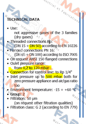 AG/RC DN50 (AG50)  Madas