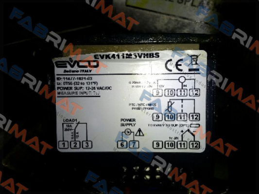 old code: EVK411M3VHBS, new code: EV3411M3 EVCO - Every Control