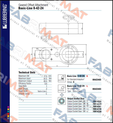 Basic-Line 8-42-24-S  Lubbering