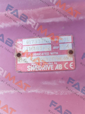 91733752 (OEM) Swedrive