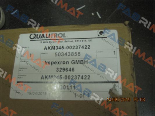 AKM345-00237422 Type 35/GEN2 Qualitrol