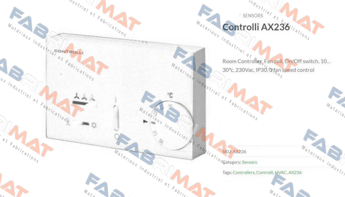 AX236 iSMA CONTROLLI