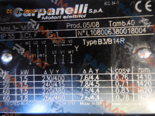 Type B3/B14R Carpanelli