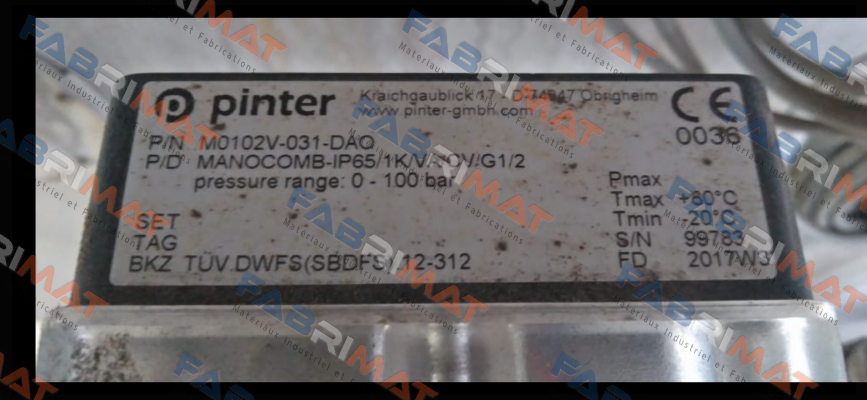 M0102V-031-DAO Pinter