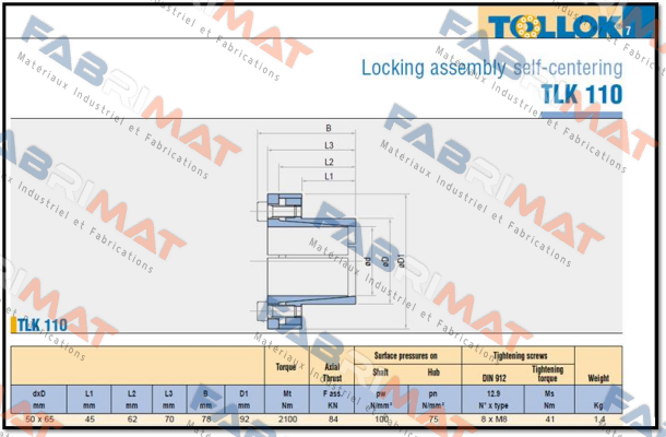 T110050X065 Tollok