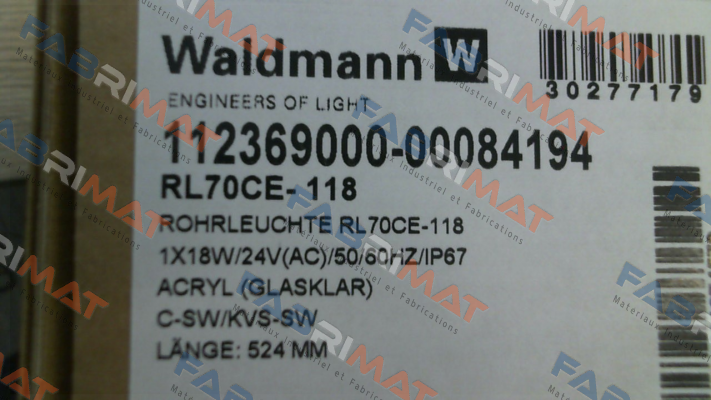 RL70CE-118　№112369000-00084194 Waldmann