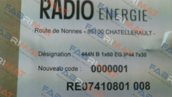 REO444N1B0,06EG (7mm) Radio Energie