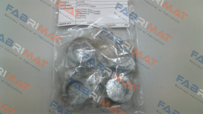 P/N: SV800RIGZ, Type: 714 STRAHMAN VALVES