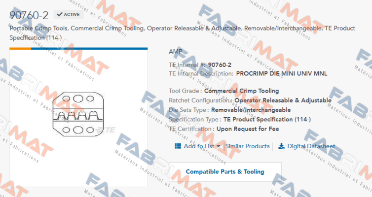 90760-2 TE Connectivity (Tyco Electronics)