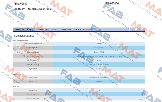 AE1/AP-2A84 Micro Detectors / Diell