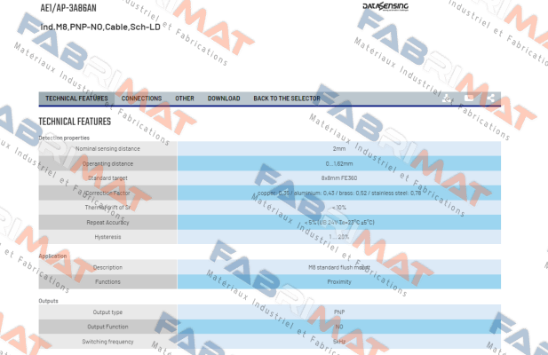 AE1/AP-3A86AN Micro Detectors / Diell