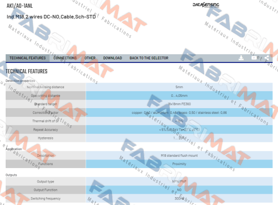 AK1/A0-1ANL Micro Detectors / Diell