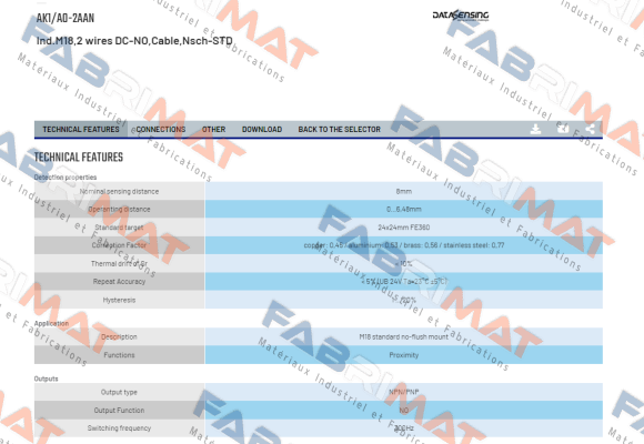 AK1/A0-2AAN Micro Detectors / Diell