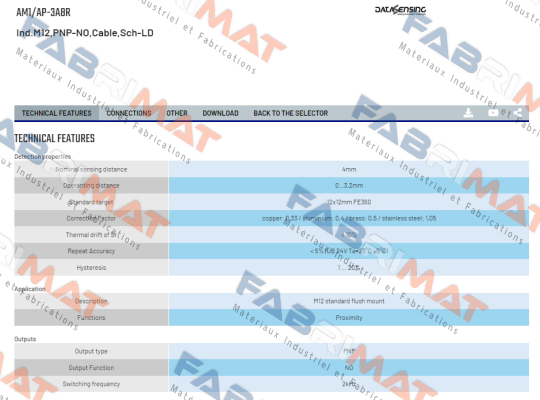 AM1/AP-3A8R Micro Detectors / Diell