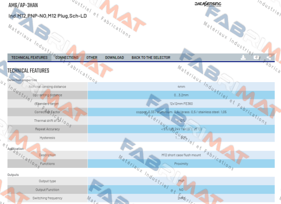 AM6/AP-3HAN Micro Detectors / Diell