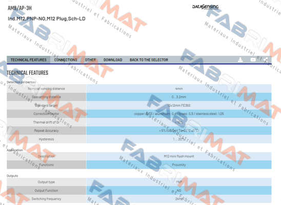 AM9/AP-3H Micro Detectors / Diell