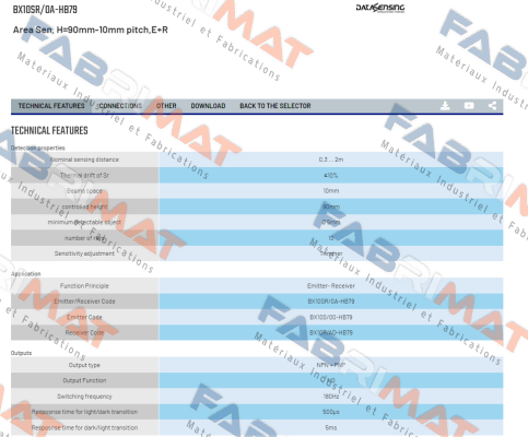 BX10SR/0A-HB79 Micro Detectors / Diell