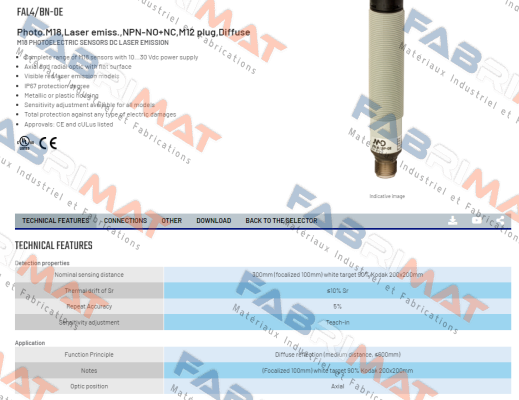 FAL4/BN-0E Micro Detectors / Diell