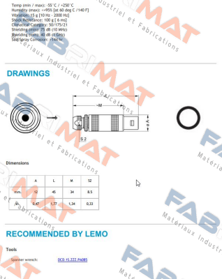 FFB.1S.250.CTAC42 Lemo