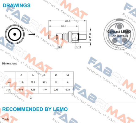 FVN.03.250.SLAC31 Lemo