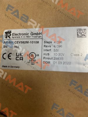 CEV582M-10108 TR Electronic