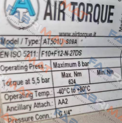 B10- AT501US09AF10+F12 27DS-000 Air Torque